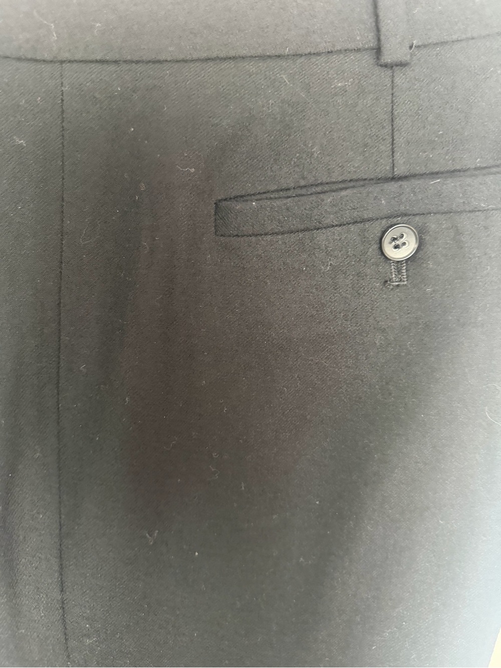 Club Monaco Womens Black Wool Wide Leg Pants - Black Size 6 - Picture 2 of 5